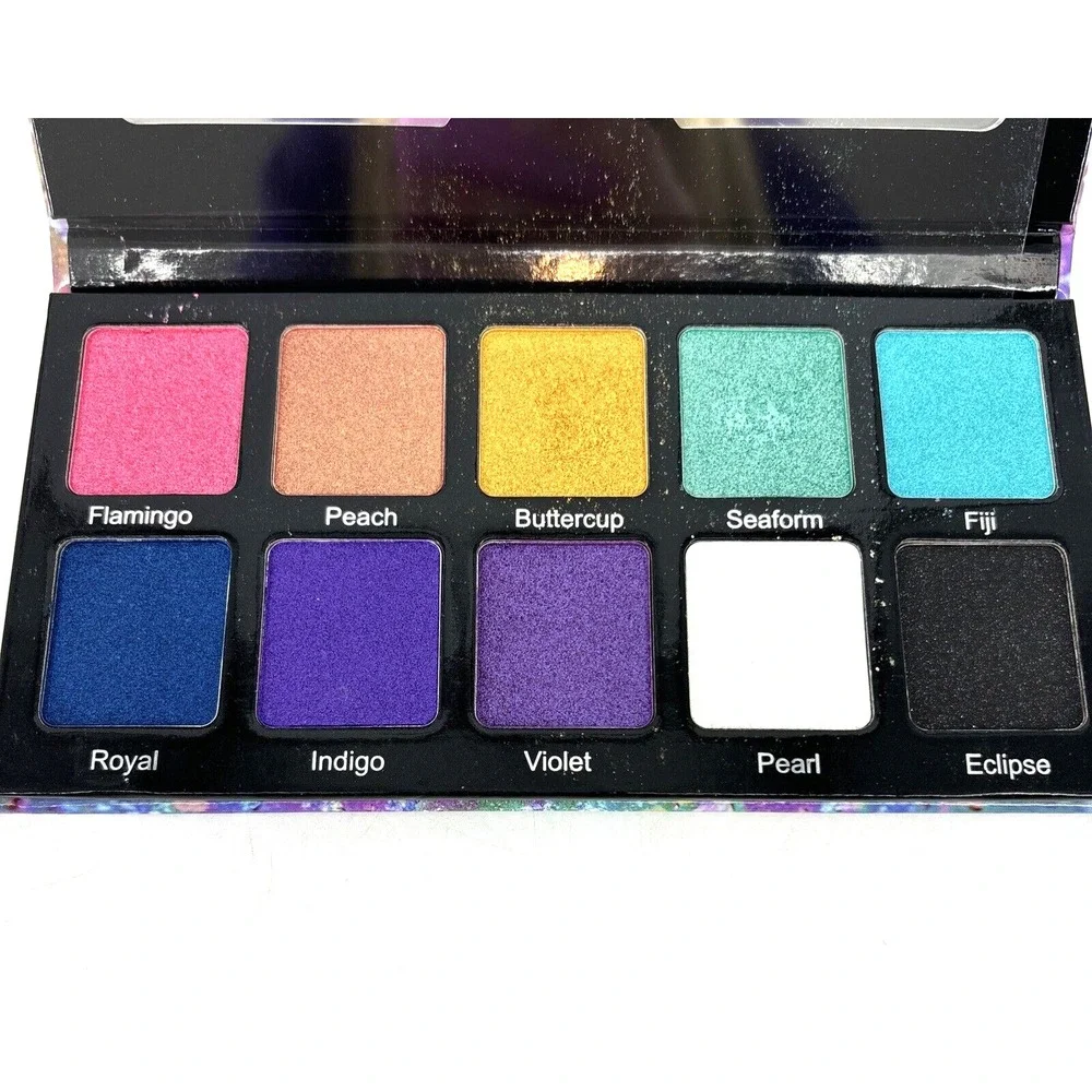 Violet Voss Eye Shadow Palette - 'The‎ Rainbow' Glitter 10-Color NEW